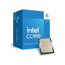 Intel Core i5-14400F Desktop Processor 10 cores (6 P-cores + 4 E-cores) 20MB Cache, up to 4.7 GHz