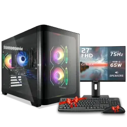 PC GAMING, RYZEN 7600X, RTX 3050, 16GB, SSD 1TB, WINDOWS 11, PCD THE ONE FOR GAMING WITH MONITOR 