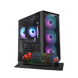 بي سي قيمنق, RYZEN 5 9600X, RTX 3050, رام 16GB, تخزين 1 تيرا SSD,  ويندوز 11, تجميعة بي سي دي ذا ون مخصصة للالعاب تقسيط