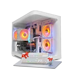 بي سي قيمنق, i5 14400F, RTX 3050, رام 16GB, تخزين 1 تيرا SSD,  ويندوز 11, تجميعة بي سي دي ذا ون مخصصة للالعاب