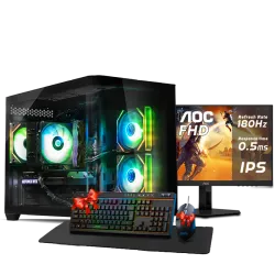 PC GAMING  i5 14400F, RTX 3050, 16GB, SSD 1TB, WINDOWS 11, PCD THE ONE FOR GAMING WITH MONITOR
