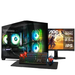  بي سي قيمنق, i5 14400F, RTX 3060, رام 16GB, تخزين 1 تيرا SSD,  ويندوز 11, تجميعة بي سي دي ليجيند مخصصة للالعاب مع شاشة