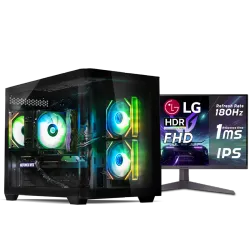  بي سي قيمنق, i5 14400F, RTX 3060, رام 16GB, تخزين 1 تيرا SSD,  ويندوز 11, تجميعة بي سي دي ليجيند مخصصة للالعاب مع شاشة