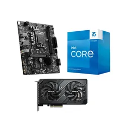 Bundle GIGABYTE GeForce RTX™ 5060 WINDFORCE 8G + Intel Core i5-14400F + MSI PRO B760M-B DDR5