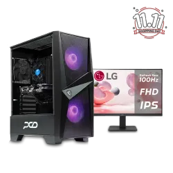 PC GAMING Desktop NVIDIA® GeForce RTX™4060 8GB i5 10400F Ram 16GB 1TB M.2 Monitor 24Inch Full HD Windows 11, DLSS3