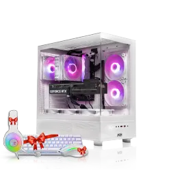 PC GAMING Desktop NVIDIA® GeForce RTX™4060ti 8GB i5 13400F Ram 16GB DDR5 1TB M.2 Windows 11, DLSS3 WHITE 