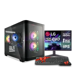 PC GAMING, i5 14400F, RTX 4060TI, 16GB, SSD 1TB, WINDOWS 11, PCD MEGA FOR GAMING WITH MONITOR