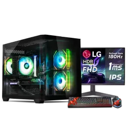 بي سي قيمنق, I5 12400F, RTX 4060, رام 16GB DDR4, تخزين 1 تيرا SSD,  ويندوز 11, تجميعة بي سي دي ليجيند مخصصة للالعاب مع شاشة تقسيط
