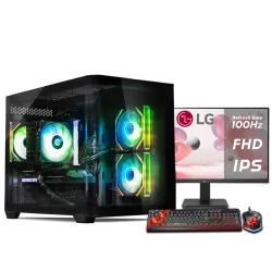PC GAMING, i5 12400F, RTX 4060, 16GB DDR4, SSD 1TB, WINDOWS 11, PCD LEGEND FOR GAMING WITH MONITOR
