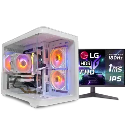 PC GAMING, i5 14400F, RTX 4060, 16GB, SSD 1TB, WINDOWS 11, PCD LEGEND FOR GAMING WITH MONITOR