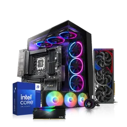 PC GAMING AND DESIGN High performance  NVIDIA® GeForce RTX™ 4090 24GB DDR5 WITH Intel® Core™ Processors I9 14900KF Ram 64GB DDR5 4TB M.2 Windows 11, DLSS3