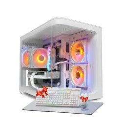 بي سي قيمنق, RYZEN 5 9600X, RTX 5050, رام 16GB, تخزين 1 تيرا SSD,  ويندوز 11, تجميعة بي سي دي ذا ون مخصصة للالعاب تقسيط