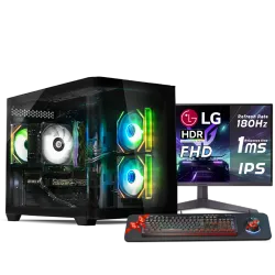 PC GAMING, RYZEN 5 9600X, RTX 5060, 16GB, SSD 1TB, WINDOWS 11, PCD LEGEND FOR GAMING WITH MONITOR