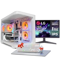 بي سي قيمنق, RYZEN 5 9600X, RTX 5060, رام 16GB, تخزين 1 تيرا SSD,  ويندوز 11, تجميعة بي سي دي ليجيند مخصصة للالعاب مع شاشة