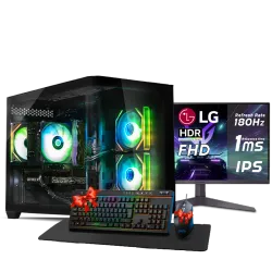 PC GAMING, RYZEN 5 9600X, RTX 5060, 16GB, SSD 1TB, WINDOWS 11, PCD LEGEND FOR GAMING WITH MONITOR