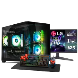 بي سي قيمنق, RYZEN 5 9600X, RTX 5060, رام 16GB, تخزين 1 تيرا SSD,  ويندوز 11, تجميعة بي سي دي ليجيند مخصصة للالعاب مع شاشة تقسيط