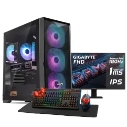 PC GAMING, i5 14400F, RTX 5060TI, 16GB, SSD 1TB, WINDOWS 11, PCD MEGA FOR GAMING WITH MONITOR