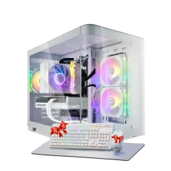 بي سي قيمنق, i5 14400F, RTX 5060TI, رام 16GB, تخزين 1 تيرا SSD,  ويندوز 11, تجميعة بي سي دي ميغا مخصصة للالعاب 