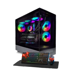 بي سي قيمنق, i5 14400F ,RTX 5060TI, رام 32GB, تخزين 1 تيرا SSD, ويندوز 11, تجميعة بي سي دي ميغا اصدار V2.0 مخصصة للالعاب