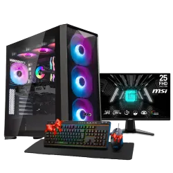 PC GAMING, i5 14600KF, RTX 5060TI, 16GB, SSD 1TB, WINDOWS 11, PCD MEGA FOR GAMING, DESIGN, CONTENT CREATOR WITH MONITOR