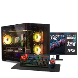 PC GAMING, i5 14600KF, RTX 5060TI, 16GB, SSD 1TB, WINDOWS 11, PCD MEGA FOR GAMING, DESIGN, CONTENT CREATOR WITH MONITOR INSTALLMENT