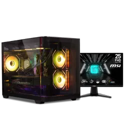 PC GAMING, i5 14600KF, RTX 5060TI, 16GB, SSD 1TB, WINDOWS 11, PCD MEGA FOR GAMING, DESIGN, CONTENT CREATOR WITH MONITOR INSTALLMENT