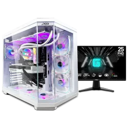 PC GAMING, Ultra 7 265KF, RTX 5060TI, 32GB, SSD 1TB, WINDOWS 11, PCD MEGA FOR GAMING, DESIGN, CONTENT CREATOR WITH MONITOR INSTALLMENT