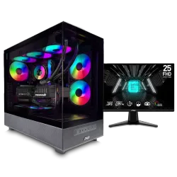 بي سي قيمنق, Ultra 7 265KF, RTX 5060TI, رام 32GB, تخزين 1 تيرا SSD,  ويندوز 11, تجميعة بي سي دي ميغا مخصصة للالعاب والتصميم وصناع المحتوى مع شاشة تقسيط