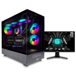 PC GAMING, Ultra 7 265KF, RTX 5060TI, 32GB, SSD 1TB, WINDOWS 11, PCD MEGA FOR GAMING, DESIGN, CONTENT CREATOR WITH MONITOR INSTALLMENT