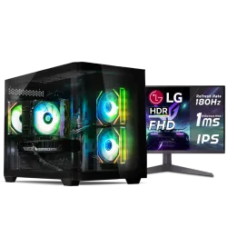  بي سي قيمنق, i5 14400F, RTX 5060, رام 16GB, تخزين 1 تيرا SSD,  ويندوز 11, تجميعة بي سي دي ليجيند مخصصة للالعاب مع شاشة