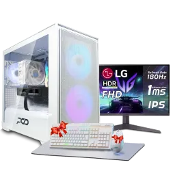  بي سي قيمنق, i5 14400F, RTX 5060, رام 16GB, تخزين 1 تيرا SSD,  ويندوز 11, تجميعة بي سي دي ليجيند مخصصة للالعاب مع شاشة