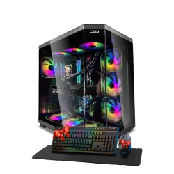 بي سي قيمنق, i5 14400F, RTX 5060, رام 32GB, تخزين 1 تيرا SSD,  ويندوز 11, تجميعة بي سي دي ليجيند اصدار V2.0 مخصصة للالعاب تقسيط