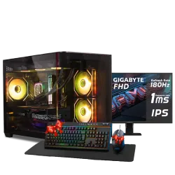 بي سي قيمنق, i5 14600KF, RTX 5060 رام 16GB, تخزين 1 تيرا SSD,  ويندوز 11, تجميعة بي سي دي ليجيند مخصصة للالعاب والتصميم وصناع المحتوى مع شاشة