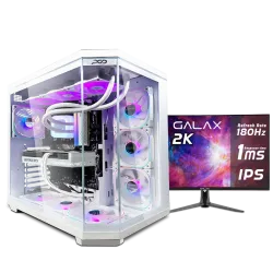 بي سي قيمنق, i7 14700KF, RTX 5070, رام 32GB, تخزين 1 تيرا SSD,  ويندوز 11, تجميعة بي سي دي اوميغا مخصصة للالعاب والتصميم وصناع المحتوى مع شاشة