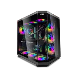 بي سي قيمنق, RYZEN 7800X3D, RTX 5070Ti, رام 32GB, تخزين 1 تيرا SSD, ويندوز 11, تجميعة بي سي دي ليدر مخصصة للالعاب والتصميم وصناع المحتوى