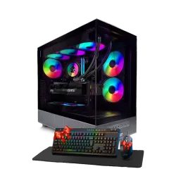 بي سي قيمنق, RYZEN 7800X3D, RTX 5070Ti, رام 32GB, تخزين 1 تيرا SSD, ويندوز 11, تجميعة بي سي دي ليدر مخصصة للالعاب والتصميم وصناع المحتوى