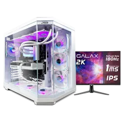 بي سي قيمنق, Ultra 7 265K, RTX 5070, رام 32GB, تخزين 1 تيرا SSD,  ويندوز 11, تجميعة بي سي دي اوميغا مخصصة للالعاب والتصميم وصناع المحتوى مع شاشة