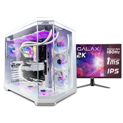 بي سي قيمنق, Ultra 7 265KF, RTX 5070, رام 32GB, تخزين 1 تيرا SSD,  ويندوز 11, تجميعة بي سي دي اوميغا مخصصة للالعاب والتصميم وصناع المحتوى مع شاشة