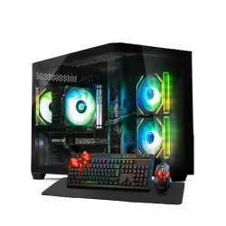 بي سي قيمنق, i5 14400F, RTX 5070 , رام 16GB, تخزين 1 تيرا SSD, ويندوز 11, تجميعة بي سي دي اوميغا مخصصة للالعاب