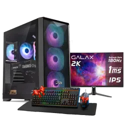 PC GAMING, i5 14400F, RTX 5070, 16GB, SSD 1TB, WINDOWS 11, PCD OMEGA FOR GAMING WITH MONITOR