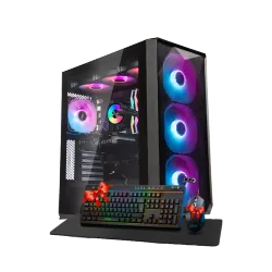 بي سي قيمنق, i5 14600KF, RTX 5070 ,رام 16GB, تخزين 1 تيرا SSD,  ويندوز 11, تجميعة بي سي دي اوميغا مخصصة للالعاب والتصميم وصناع المحتوى