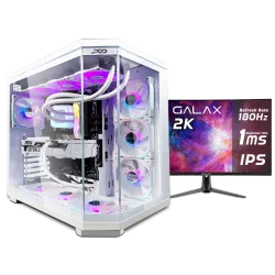 PC GAMING, i7 14700KF, RTX 5070, 32GB, SSD 1TB, WINDOWS 11, PCD OMEGA FOR GAMING, DESIGN, CONTENT CREATOR WITH MONITOR