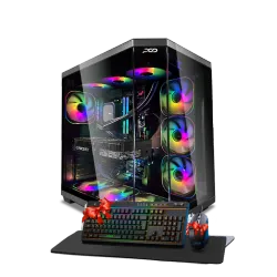 بي سي قيمنق, i9 14900KF, RTX 5070, رام 32GB, تخزين 1 تيرا SSD, ويندوز 11, تجميعة بي سي دي اوميغا مخصصة للالعاب والتصميم وصناع المحتوى