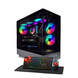 بي سي قيمنق, RYZEN 7 9800X3D, RTX 5070TI , رام 32GB, تخزين 1 تيرا SSD, ويندوز 11, تجميعة بي سي دي ليدر مخصصة للالعاب والتصميم وصناع المحتوى تقسيط