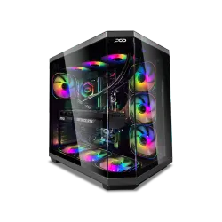 بي سي قيمنق, RYZEN 7 9800X3D, RTX 5070TI , رام 32GB, تخزين 1 تيرا SSD, ويندوز 11, تجميعة بي سي دي ليدر مخصصة للالعاب والتصميم وصناع المحتوى
