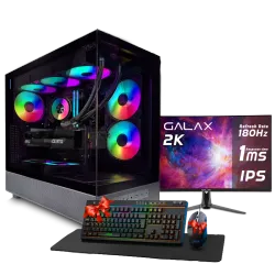 بي سي قيمنق, Ultra 7 265KF, RTX 5070Ti , رام 32GB, تخزين 1 تيرا SSD, ويندوز 11, تجميعة بي سي دي ليدر مخصصة للالعاب والتصميم وصناع المحتوى مع شاشة تقسيط