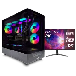 PC GAMING, Ultra 7 265K, RTX 5070TI, 32GB, SSD 1TB, WINDOWS 11, PCD LEADER FOR GAMING, DESIGN, CONTENT CREATOR WITH MONITOR 