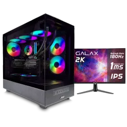 بي سي قيمنق, i7 14700KF, RTX 5070Ti , رام 32GB, تخزين 1 تيرا SSD, ويندوز 11, تجميعة بي سي دي ليدر مخصصة للالعاب والتصميم وصناع المحتوى مع شاشة تقسيط