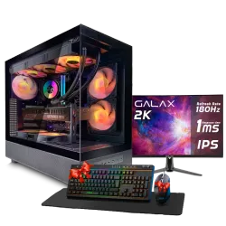 PC GAMING, i7 14700KF, RTX 5070TI, 32GB, SSD 1TB, WINDOWS 11, PCD LEADER FOR GAMING, DESIGN, CONTENT CREATOR WITH MONITOR INSTALLMENT