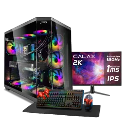 PC GAMING, i7 14700KF, RTX 5070TI, 32GB, SSD 1TB, WINDOWS 11, PCD LEADER FOR GAMING, DESIGN, CONTENT CREATOR WITH MONITOR